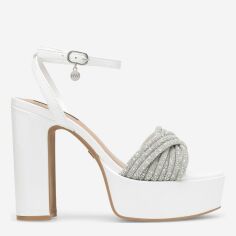 Акція на Жіночі босоніжки Nine West WFA2736-1 36 23.6 см Білі від Rozetka