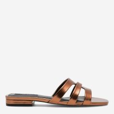 Акція на Жіночі шльопанці Nine West 123AL1207-1 38 24.8 см Коричневі від Rozetka