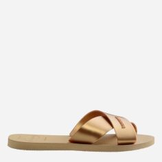 Акція на Жіночі шльопанці Havaianas 4148866.0570 41-42 (39-40BR) Золотисті від Rozetka