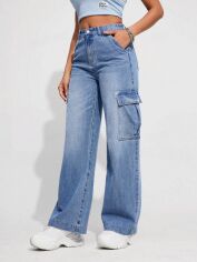 Акція на Джинси жіночі SHEIN GD-00082269 32 Блакитні від Rozetka