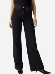 Акція на Джинси Baggy жіночі Levi's Ribcage Wide Leg A6081-0001 30-34 Чорні від Rozetka