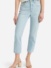 Акція на Джинси Regular Fit жіночі Levi's 501 Crop Wow Me Over 36200-0326 24-28 Блакитні від Rozetka