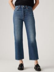 Акція на Джинси Regular Fit жіночі Levi's Ribcage Straight Ankle My Honor No Dx 72693-0218 26-31 Сині від Rozetka