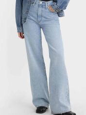 Акція на Джинси жіночі Levi's Ribcage Wide Leg H223 Far And Wide A6081-0002 W32L32 Блакитні від Rozetka