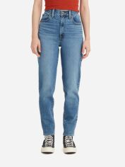 Акція на Джинси Mom`s жіночі Levi's High Waisted Mom Jean Winter Thats Her 26986-0026 24-27 Сині від Rozetka