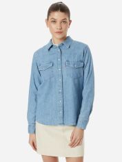 Акція на Сорочка джинсова жіноча Levi's 16786-0018 S Блакитна від Rozetka