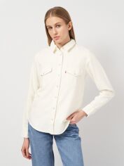 Акція на Сорочка бавовняна жіноча Levi's Iconic Western Crew 4 16786-0014 L Біла від Rozetka
