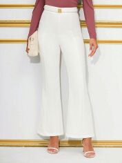 Акція на Штани жіночі SHEIN GD-00124955 S Білі від Rozetka