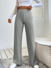 Акція на Штани теплі жіночі SHEIN GD-00081582 S Сірі від Rozetka
