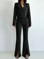 Акція на Костюм жіночий SHEIN GD-00108560 S Чорний від Rozetka