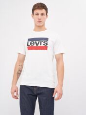 Акція на Футболка бавовняна чоловіча Levi's Sportswear Logo Graphic 39636-0000 M Біла від Rozetka