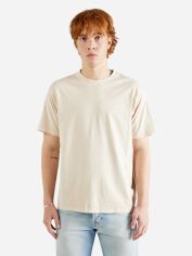 Акція на Футболка бавовняна довга чоловіча Levi's A0637-0093 L Бежева від Rozetka