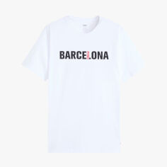Акція на Футболка бавовняна довга чоловіча Levi's Lse Ss Original Hm Tee Levi Barcelona B A3117-0028 M Біла від Rozetka