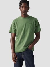 Акція на Футболка бавовняна довга чоловіча Levi's Red Tab Vintage Tee Garment Dye Vineyar A0637-0137 L Зелена від Rozetka