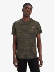 Акція на Футболка бавовняна чоловіча Levi's Ss Original Hm 56605-0245 M Оливкова від Rozetka