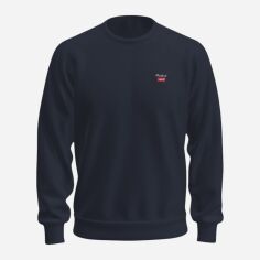 Акція на Світшот чоловічий Levi's Lse Original Hm Crew Madrid Chianstitch 000GZ-0005 L Темно-синій від Rozetka