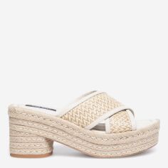 Акція на Жіночі мюлі Nine West WYL2734-1 36 23.6 см Бежеві від Rozetka