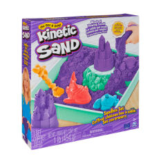 Акція на Набор песка для творчества Замок из песка Kinetic Sand 71402 фиолетовый від Podushka