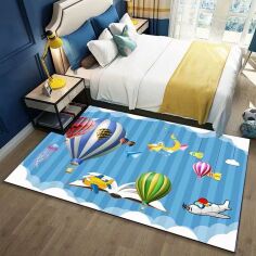 Акція на Коврик в детскую прямоугольный Homytex Balloon 140х200 см від Podushka