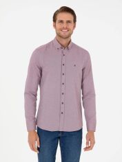 Акція на Сорочка бавовняна чоловіча Pierre Cardin G021GL004-000-2083848 M Бордова від Rozetka