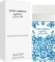 Акція на Тестер Туалетна вода для жінок Dolce&Gabbana Light Blue Summer Vibes 100 мл від Rozetka
