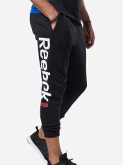 Акція на Спортивні штани утеплені чоловічі Reebok ej9868 L Чорні від Rozetka