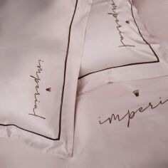 Акція на Комплект постільної білизни Mirson Полуторний Євро 160х220 см Imperial Tencel №03 Creamy від Rozetka