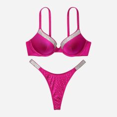 Акція на Роздільний купальник жіночий Victoria's Secret 449115092 S (34A) Розовий від Rozetka