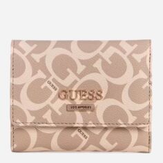 Акція на Гаманець жіночий для карток Guess 898939004 Бежевий від Rozetka