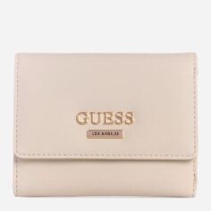 Акція на Гаманець жіночий для карток Guess 503481344 Молочний від Rozetka