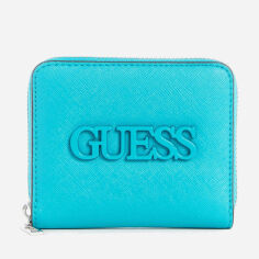 Акція на Гаманець жіночий для карток Guess 188963578 Бірюзовий від Rozetka