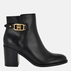 Акція на Жіночі черевики низькі Tommy Hilfiger 608810741 40 Чорні від Rozetka
