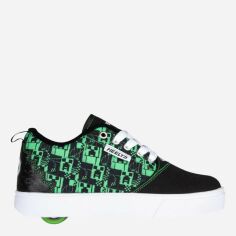 Акція на Підліткові роликові кросівки для хлопчика Heelys Minecraft HLY-B1W 36.5 Чорний/Зелений від Rozetka