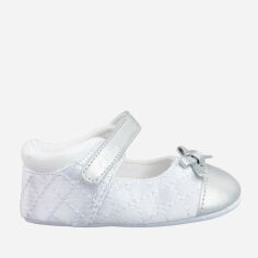 Акція на Дитячі пінетки для дівчинки Chicco 01065132000000-300 17 Білі від Rozetka