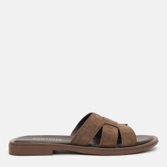 Акція на Жіночі шльопанці PARADIZE SHOES SL-1212 40 25.7 см Коричневі від Rozetka