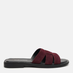 Акція на Жіночі шльопанці PARADIZE SHOES SL-1210 36 23.2 см Бордові від Rozetka