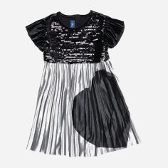 Акція на Дитяча ошатна сукня для дівчинки Chicco 09037745000000 104 см Сіра від Rozetka