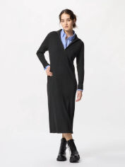 Акція на Сукня міді осіння жіноча Uniqlo 818431306 L Чорна від Rozetka