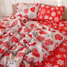 Акція на Комплект постільної білизни MirSon Полуторний 143х210 см 17-0656 Gingerbread Бязь від Rozetka