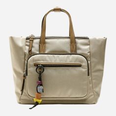 Акція на Сумка крос-боді через плече жіноча середня Parfois Hand Bag Tote 231670-EC Ecru від Rozetka