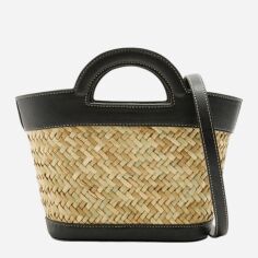 Акція на Сумка кросбоді через плече Parfois Hand Bag Tote 230557-BK Бежева з чорним від Rozetka