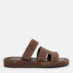 Акція на Жіночі шльопанці PARADIZE SHOES SL-2300 38 24.2 см Коричневі від Rozetka