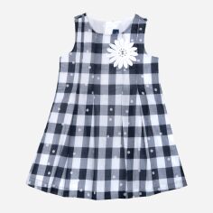 Акція на Дитяча сукня для дівчинки Chicco 09003665000000 110 см Темно-синя від Rozetka