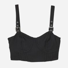 Акція на Топ жіночий H&M XAZ324392OVTC 42 Чорний від Rozetka
