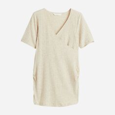 Акція на Топ для вагітних H&M 1089011001c21 M Бежевий від Rozetka
