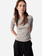 Акція на Футболка бавовняна жіноча H&M 1240941001c21 M Сіра від Rozetka