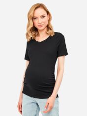 Акція на Футболка для вагітних бавовняна H&M 1090126001c21 S Чорна від Rozetka