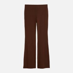 Акція на Штани жіночі H&M 1070646001c20 XXS Коричневі від Rozetka