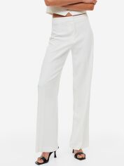 Акція на Штани жіночі H&M 877769003c20 36 Білі від Rozetka