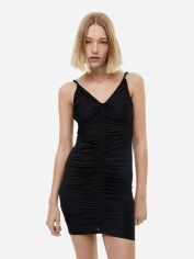 Акція на Плаття коротке літнє жіноче H&M 1183146001c21 L Чорне від Rozetka